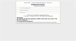 Desktop Screenshot of hirschvogel.eautoseller.de